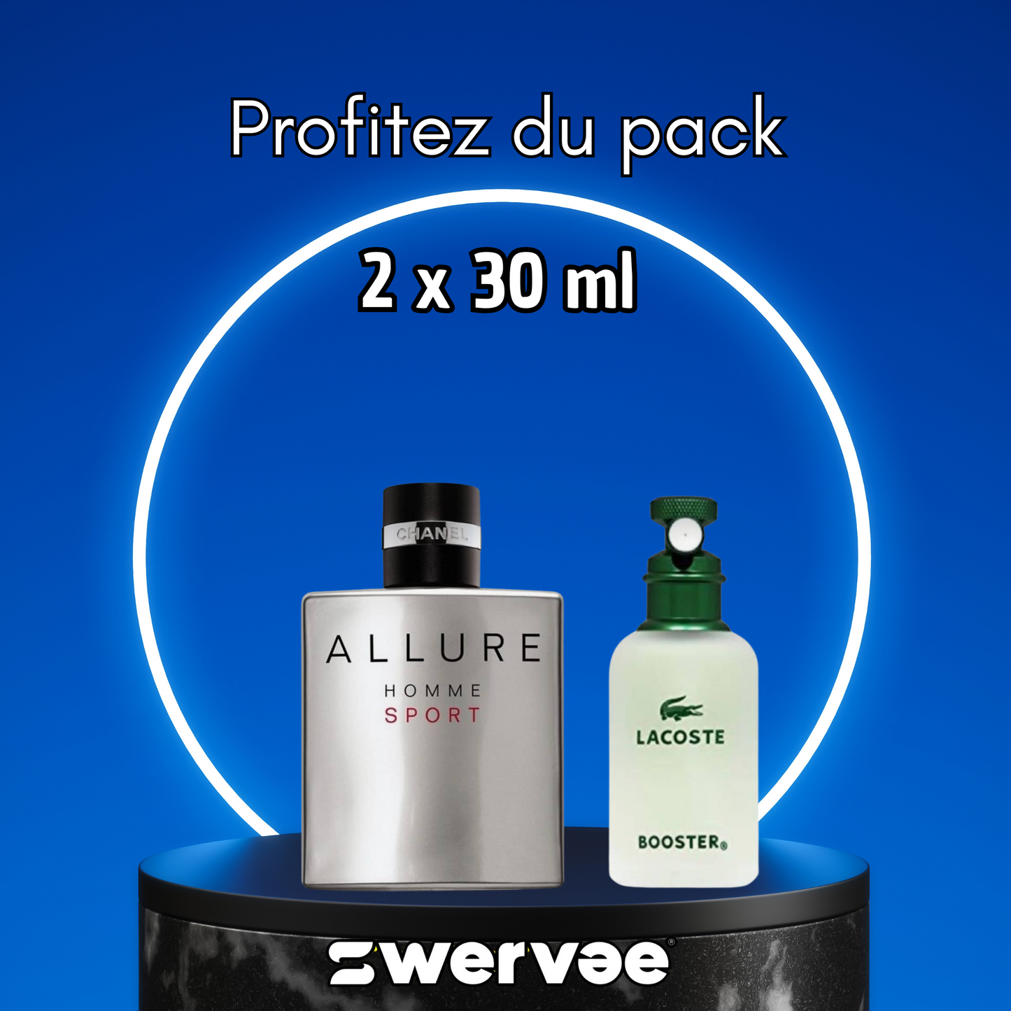 2= Lacoste Booster + Chanel Allure Sport Homme (Pack 30ml+30ml)