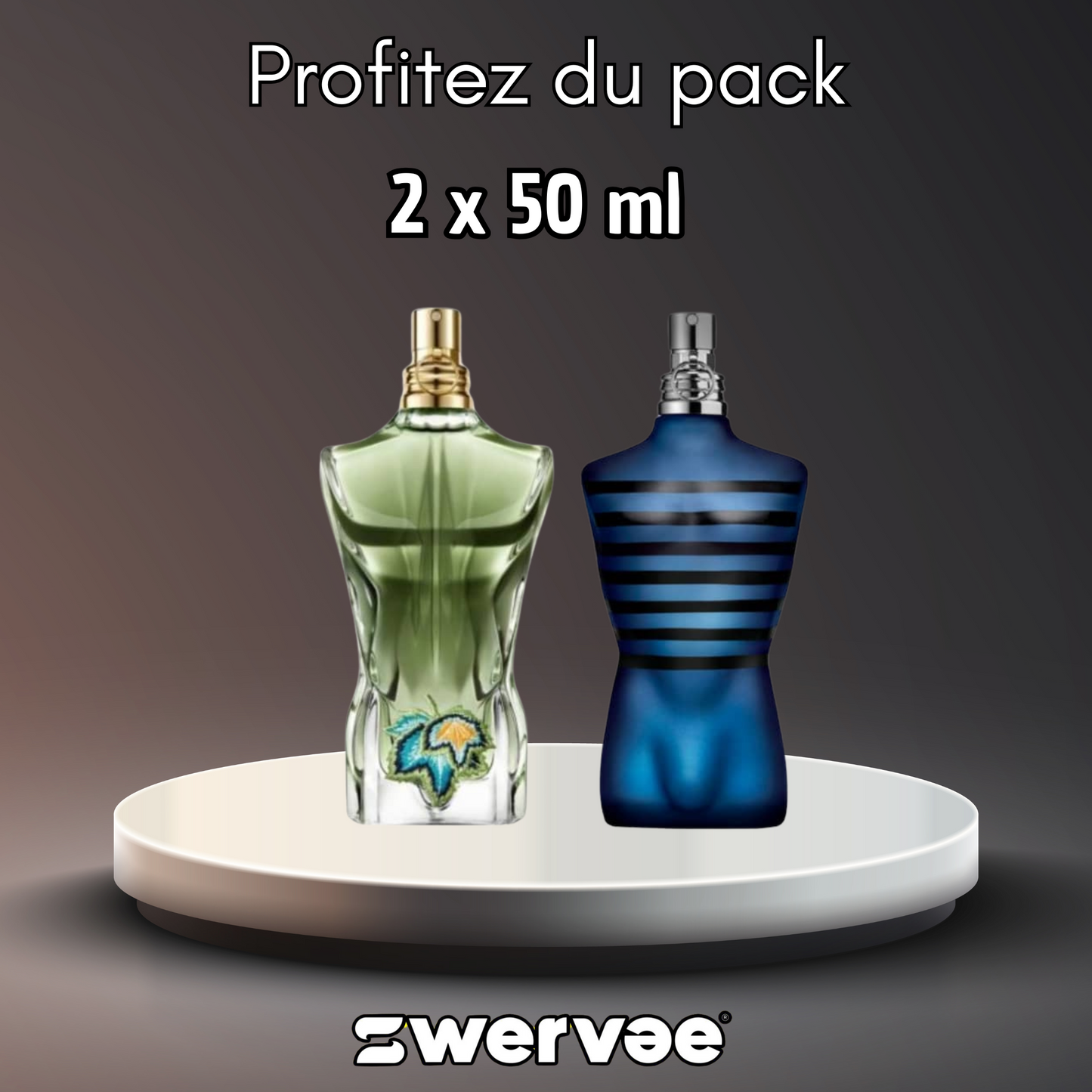 2= Jean Paul Gaultier Le Beau Paradise Garden + Jean Paul Gaultier Ultra Male (Pack 50ml+50ml)