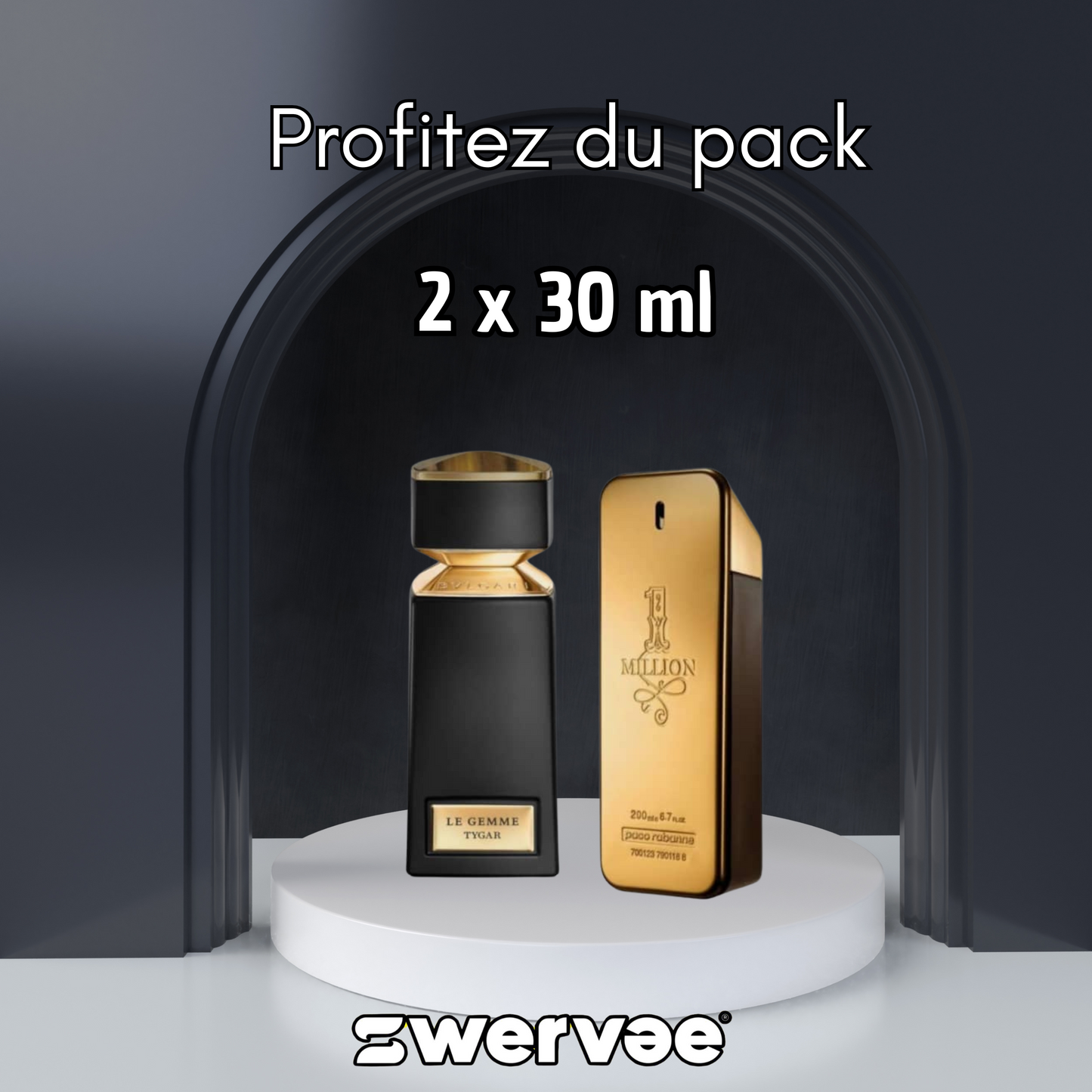 2=Paco Rabanne 1 Million X Pac-Man + BVLGARI Tygar (Pack 30ml+30ml)