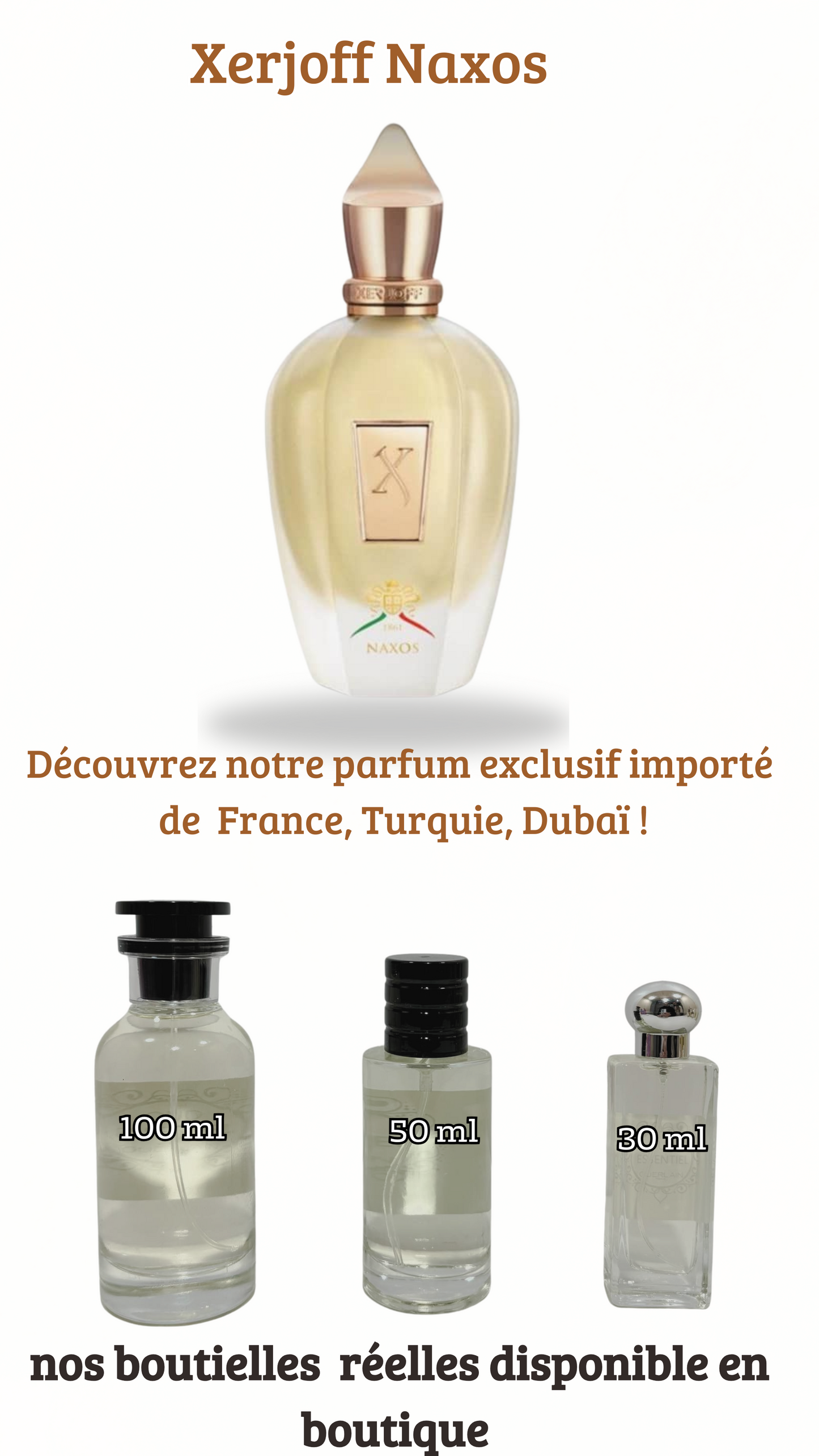 3= Nishane Hacivat + Xerjoff Naxos+ Tobacolor Dior (Pack 50ml+50ml+ 50ml)