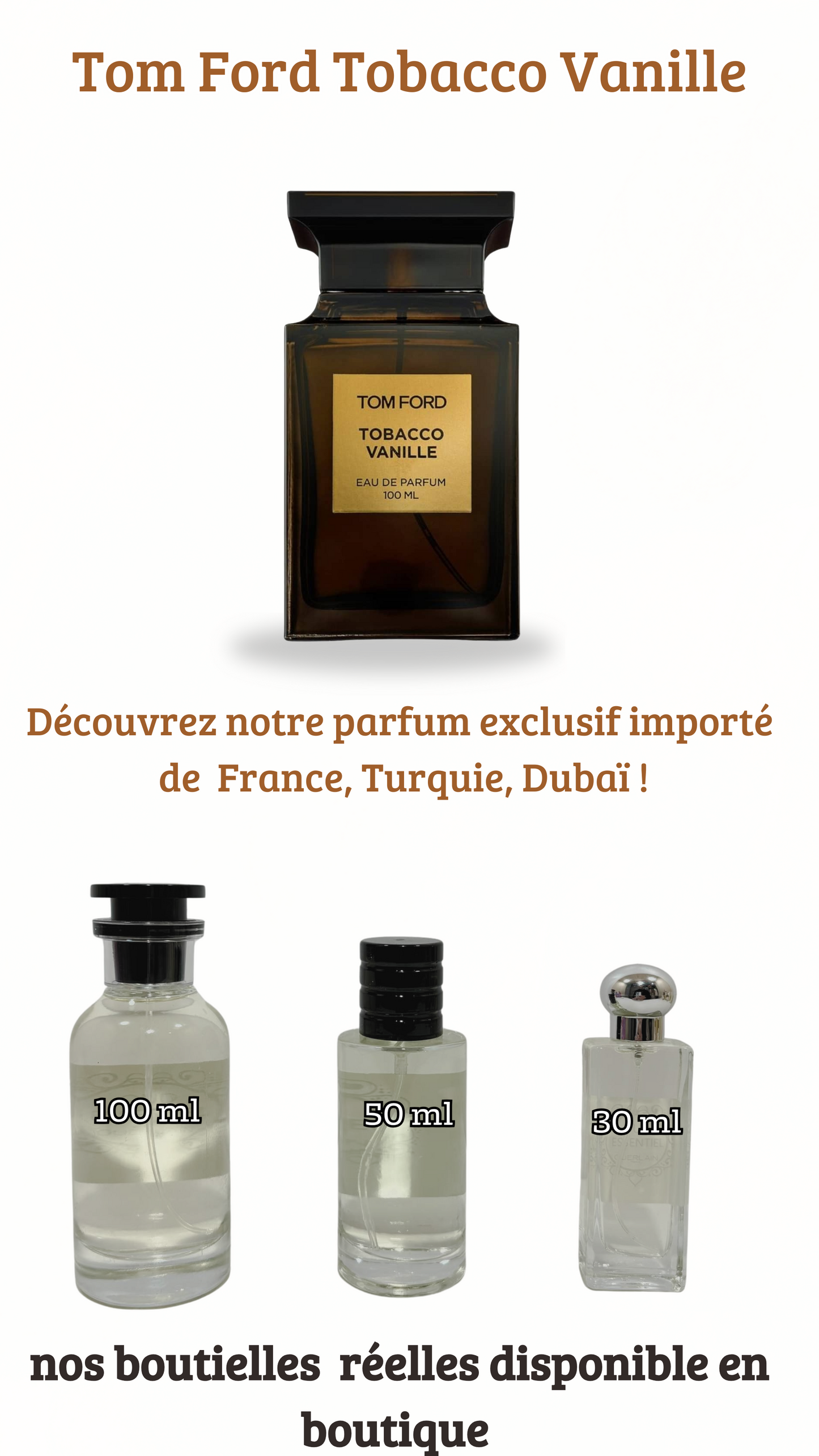 3=Tom Ford Tobacco Vanille + Santal Royal Guerlain + Dior Sauvage Élixir (Pack 30ml+30ml+30ml)