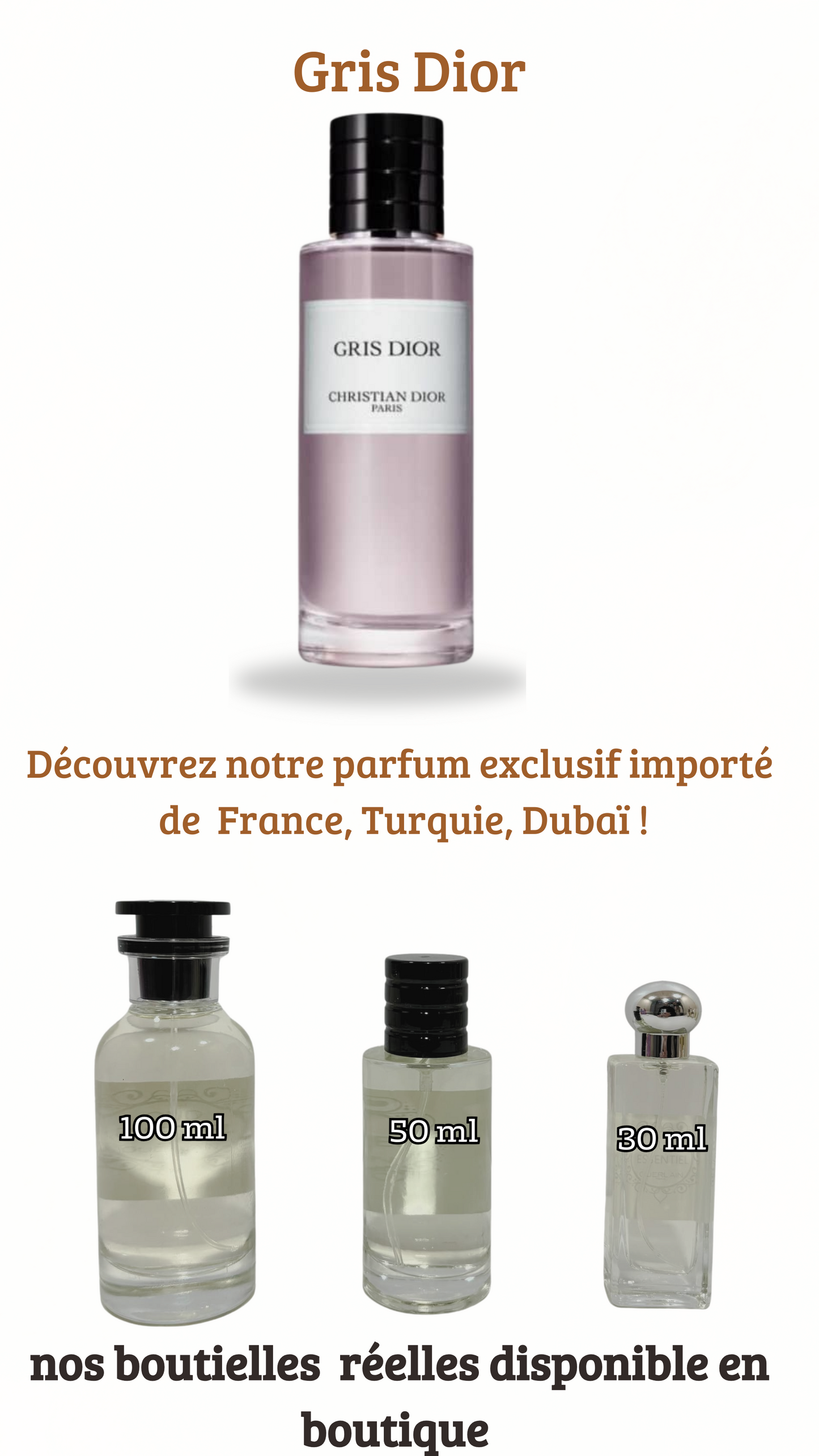 2=Ambre Nuit Christian Dior + Gris Dior (Pack 30ml+30ml)