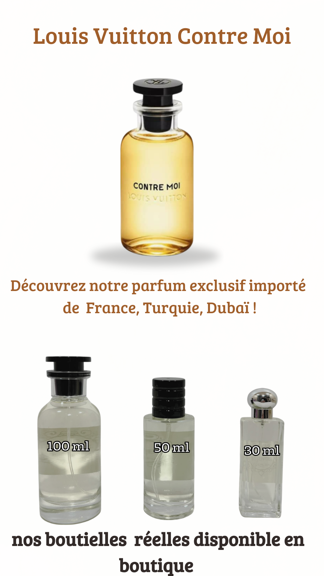 3= Gris Dior + Nishane Hacivat + LV Contre Moi (Pack 50ml+50ml+ 50ml)