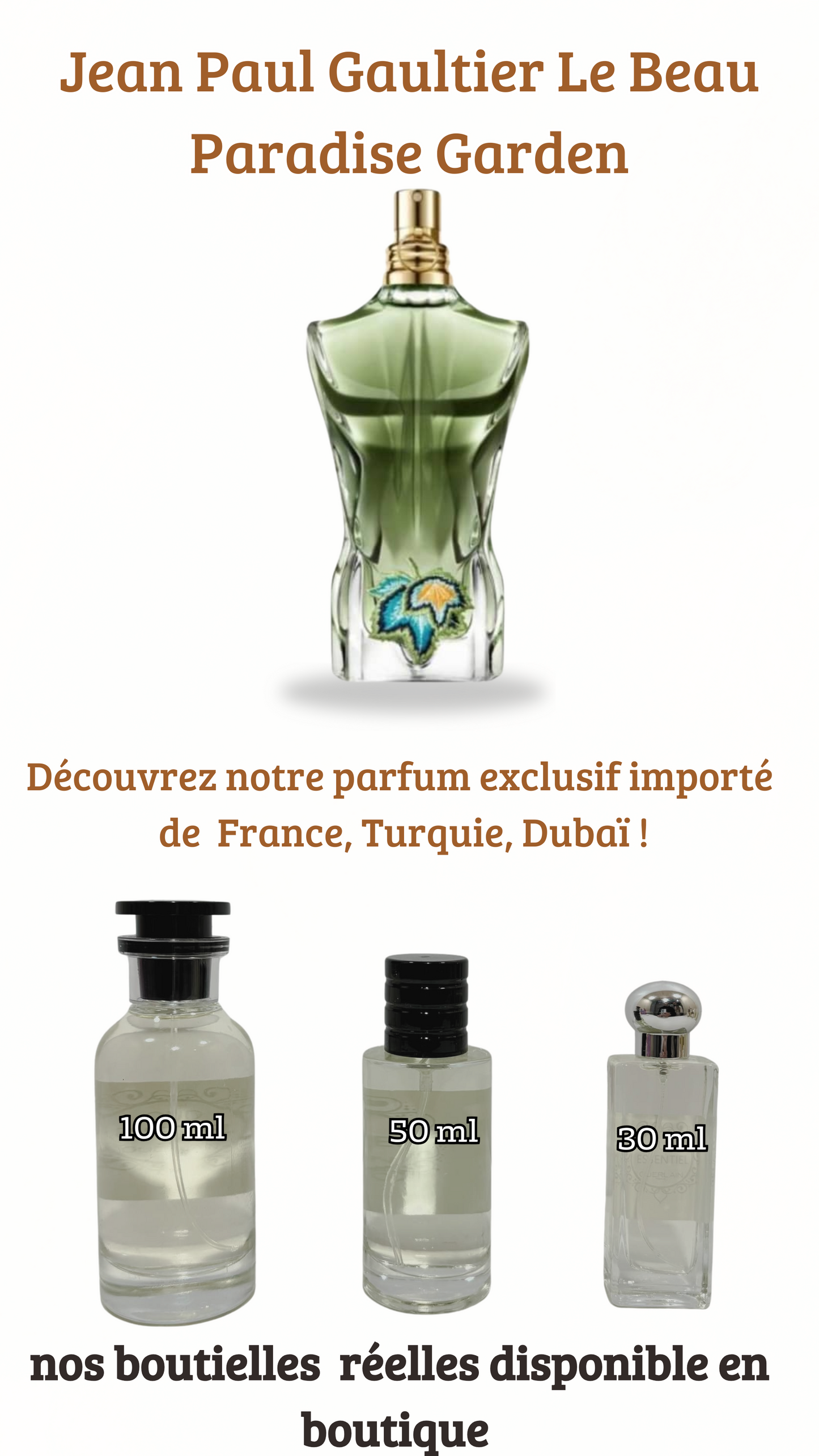 2= Jean Paul Gaultier Le Beau Paradise Garden + Jean Paul Gaultier Ultra Male (Pack 50ml+50ml)