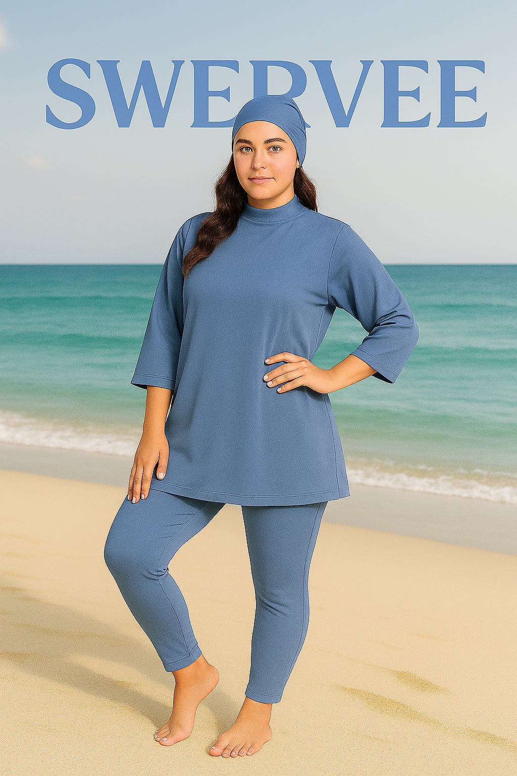 Burkini UNI Blue Grey