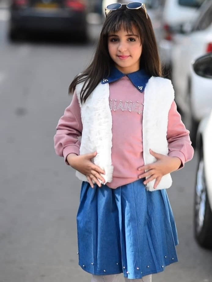 Fourrure Jean Rose Ensemble Fillette