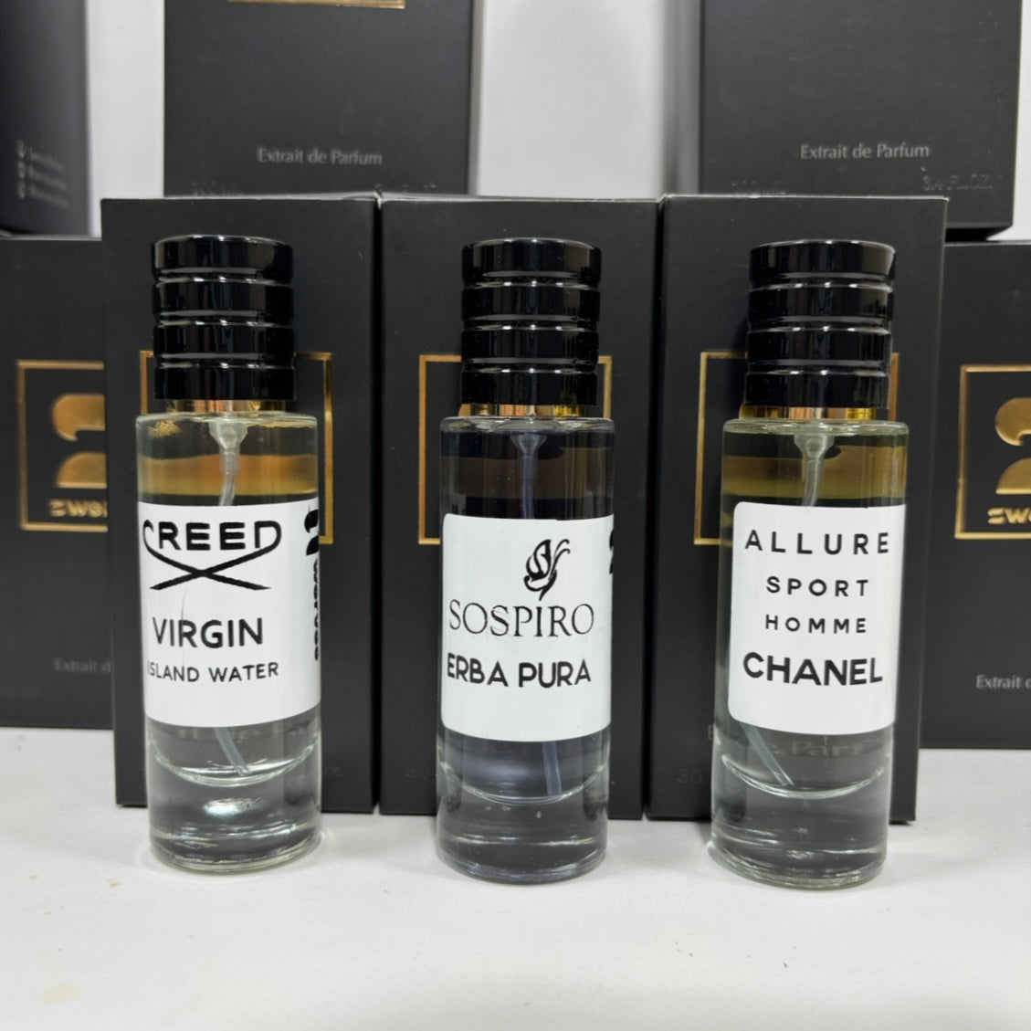 CREED Virgin Island + Sospiro Erba Pura + CHANEL Allure Sport (Pack 90ml)