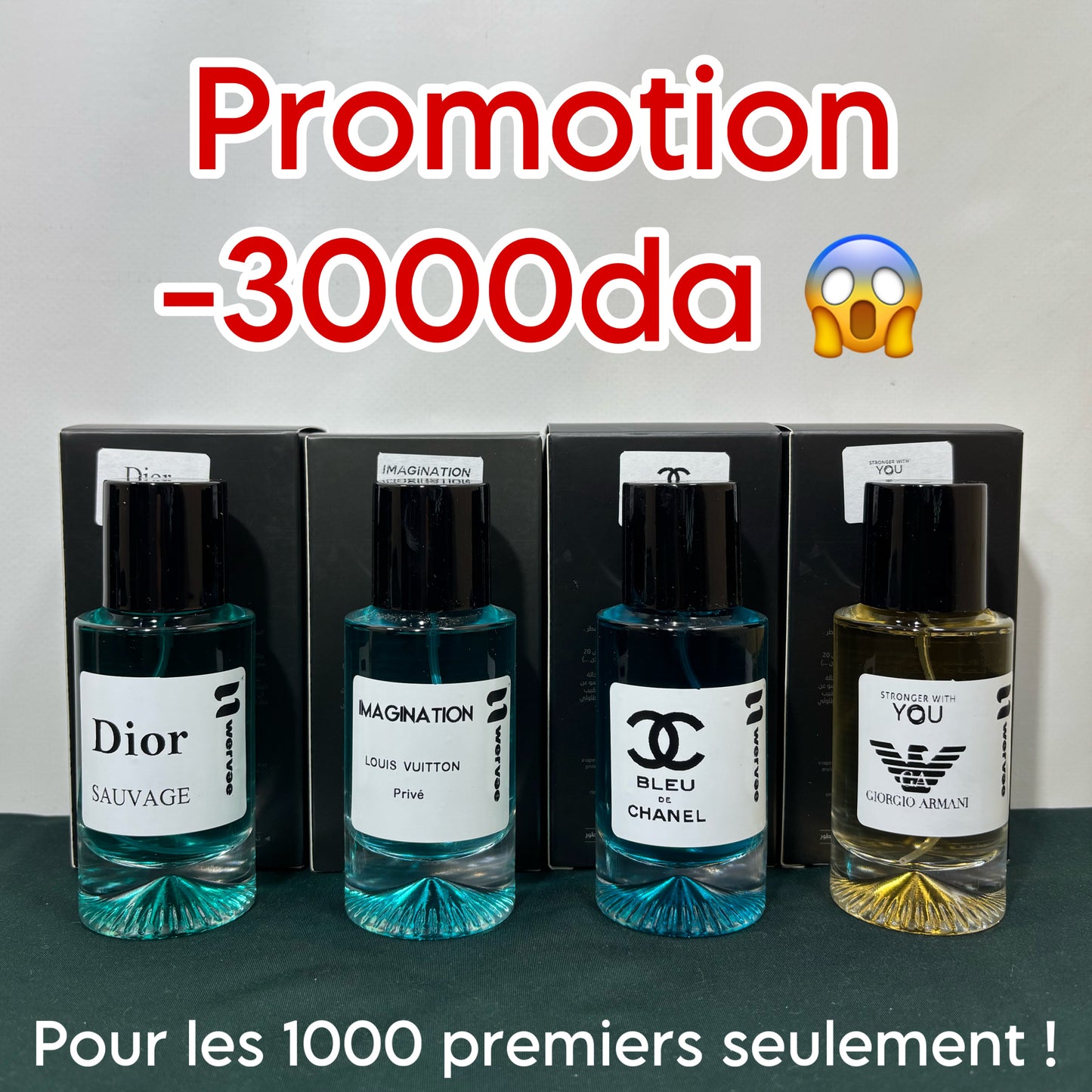 Imagination+Sauvage+Bleu De Chanel+Stronger With YOU - 🚨 PROMO -3000da 😱
