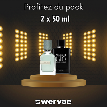 2= Orto Parisi Megamare + Aqua Di Gio Profumo  (Pack 50ml+50ml)