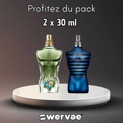 2= Jean Paul Gaultier Le Beau Paradise Garden + Jean Paul Gaultier Ultra Male (Pack 30ml+30ml)