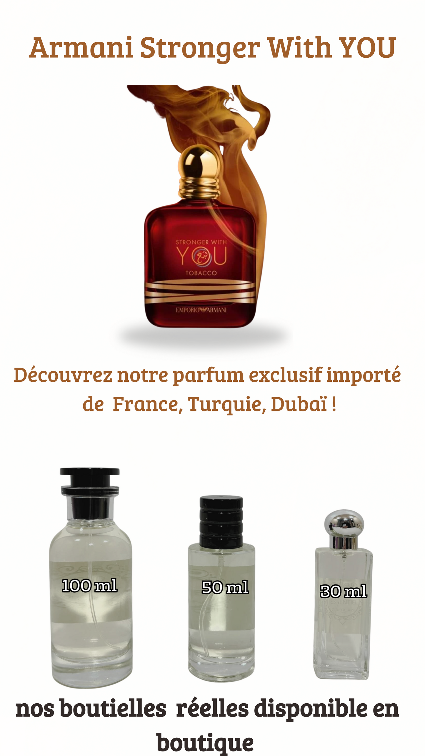 3= Armani Stronger With YOU+ Bleu De Chanel+ Creed Adventus (Pack 50ml+50ml+ 50ml)