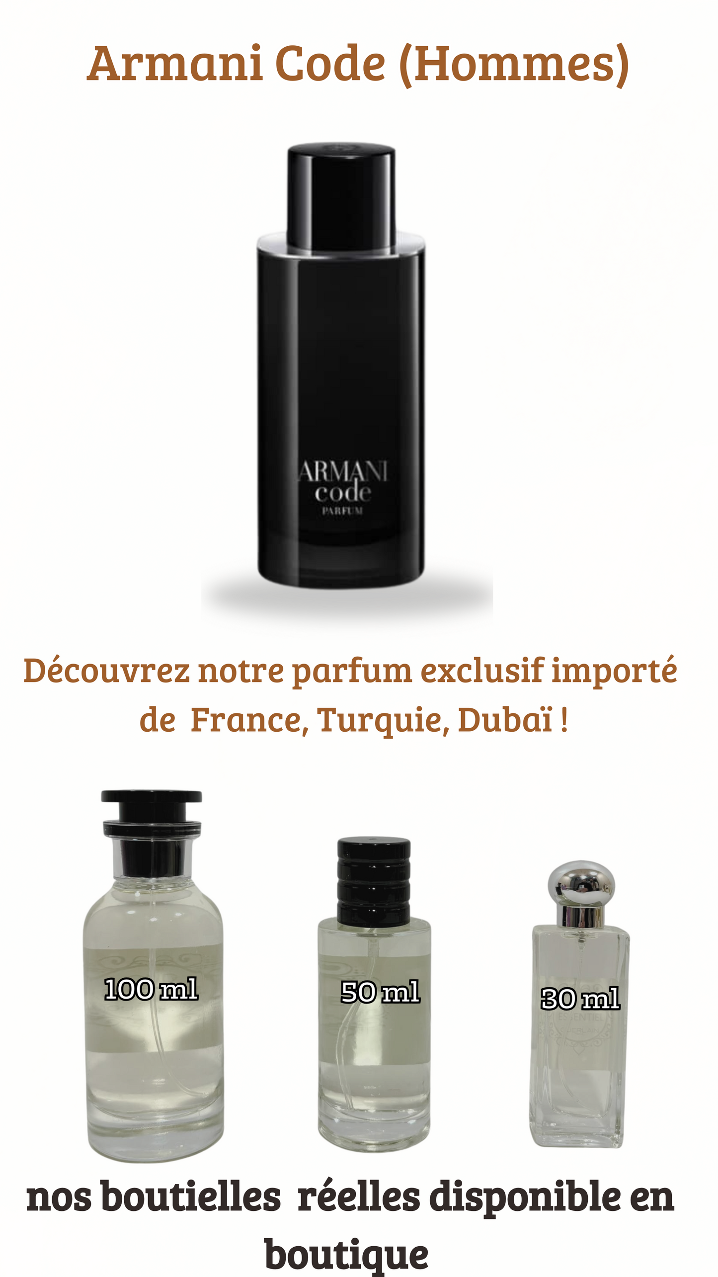 2= Armani Code + Jean Paul Gaultier Le Mâle Élixir  (Pack 30ml+30ml)