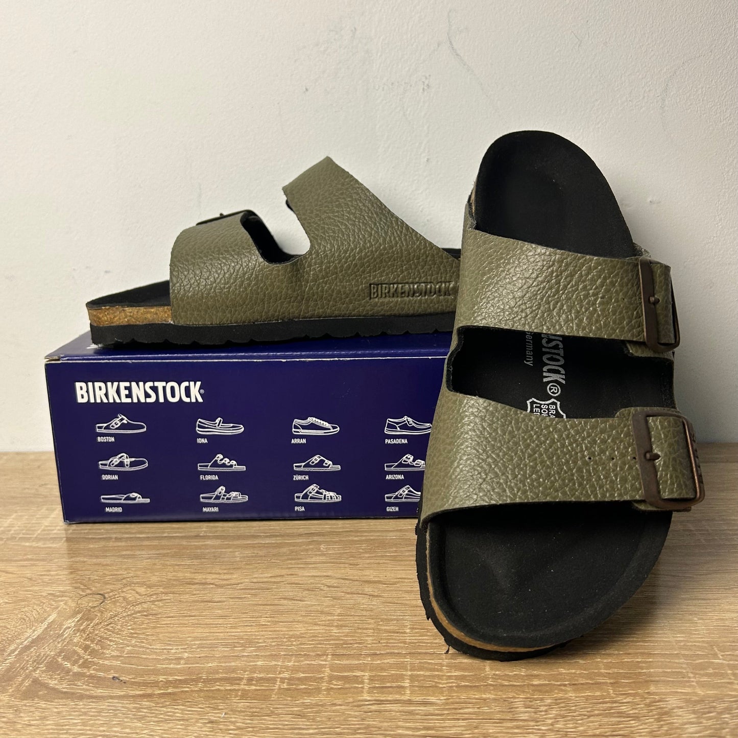 Birkenstock Arizona Army Croco