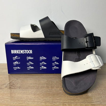 Birkenstock Arizona Split Grey White