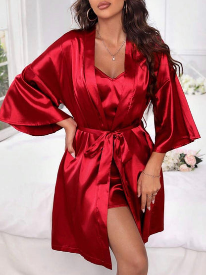 Red Satin Nightdress (SHEIN)