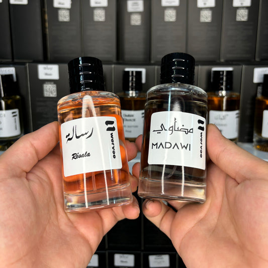 2: رسالة + مضاوي (30ml+30ml=60ml)