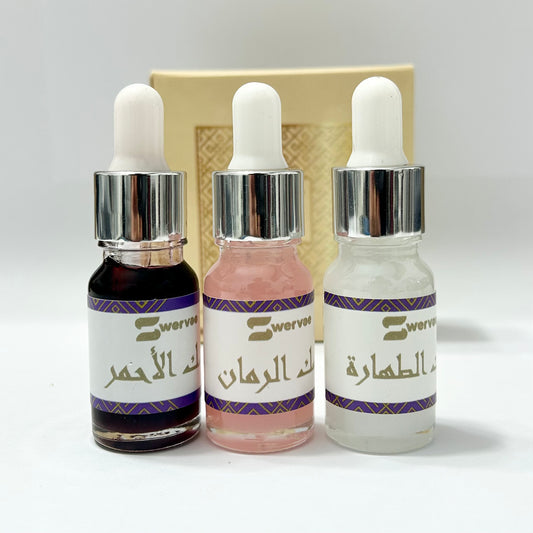 Musk (مسك الطهارة، الرمان و الأحمر) 3x10ml