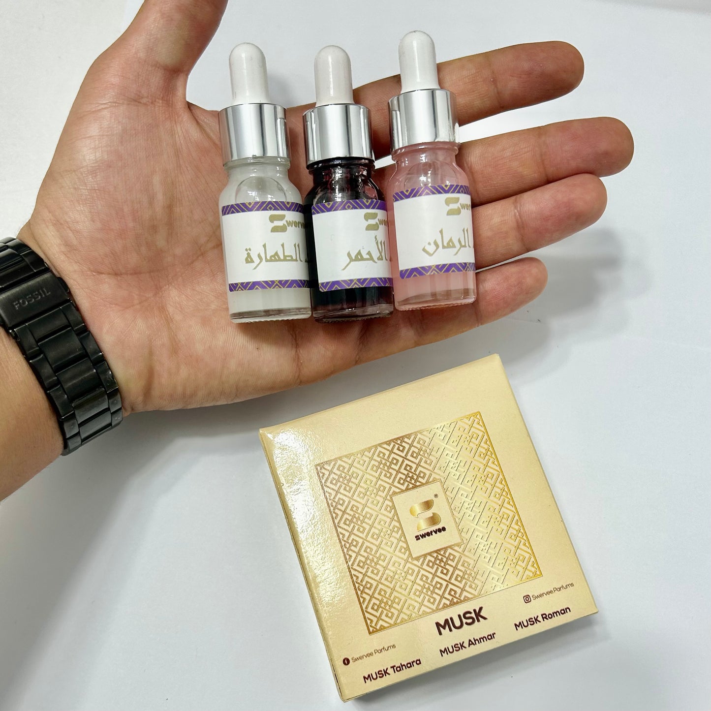 Musk (مسك الطهارة، الرمان و الأحمر) 3x10ml