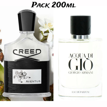 Pack: Creed Aventus 100ml + Aqua Di Gio 100ml