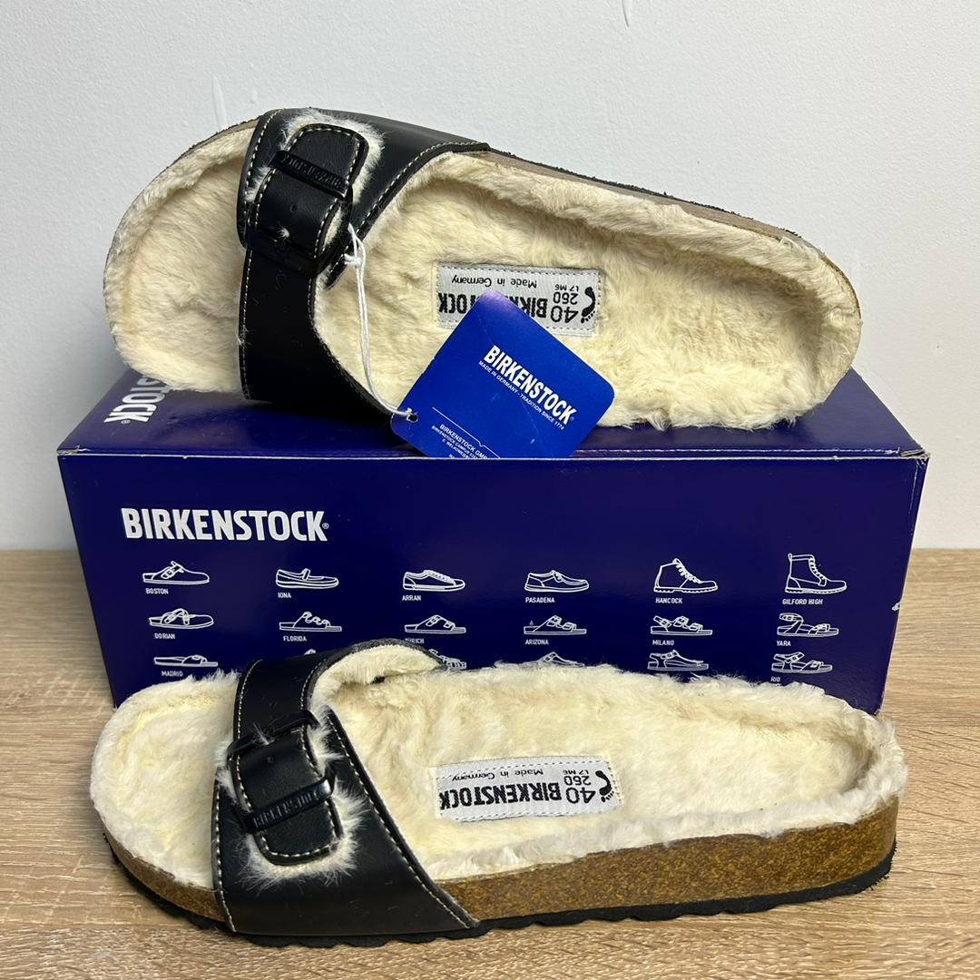 Birkenstock Madrid Mammoth White