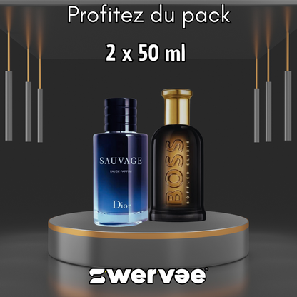 2= Sauvage + Boss Élixir (Pack 50ml+50ml)